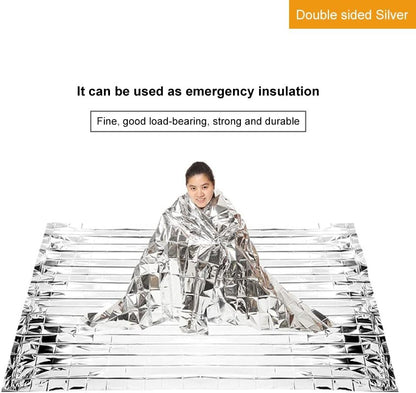 Moanyt Emergency Tent with Sleeping Bag, Emergency Blanket, Thermal Survival Shelter for Camping, Hiking, Outdoor Activities