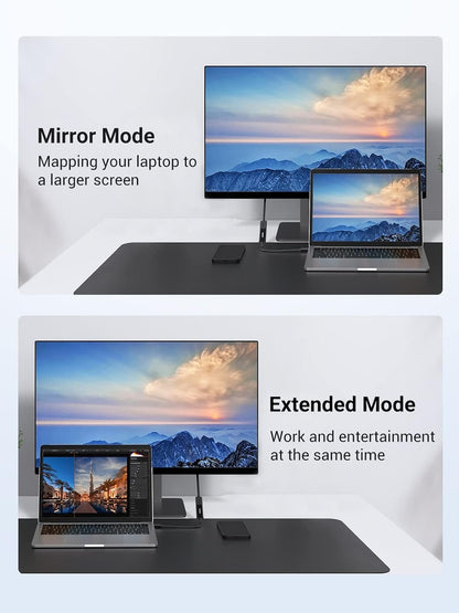 UGREEN Mini DisplayPort to HDMI Adapter Uni-Directional Male to Female Thunderbolt 2.0 Compatible with MacBook Pro/Air, Microsoft Surface Pro 4, Google Chromebook Black