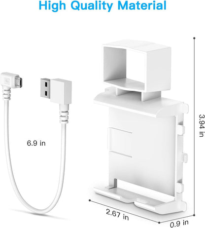 HOLACA Outlet Wall Mount for Ring Smart Lighting Bridge,Easily Be Moved-Saving Space-No Messy Wires and Screws