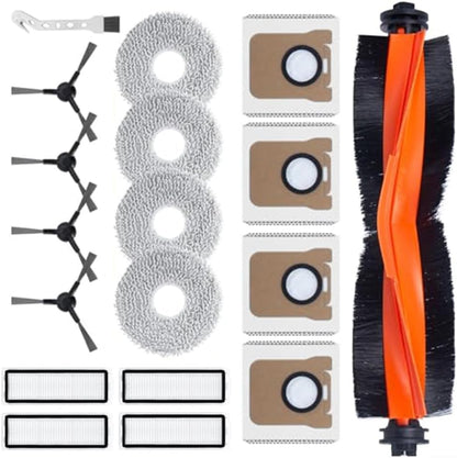 Per X10/For X10+/X20+/X20 Pro/X20 Max Cleaning Essentials Mop Cloth, sacchetti per la polvere e spazzole laterali per una pulizia rapida