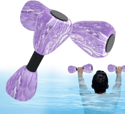 Aquatic Dumbbells Water Weights, Pool Exercise Equipment, 3,54 pollici Adorable Compact Resistance Pool Equipment, Aerobic Workout Gear for Training, Palestra, Swimming
