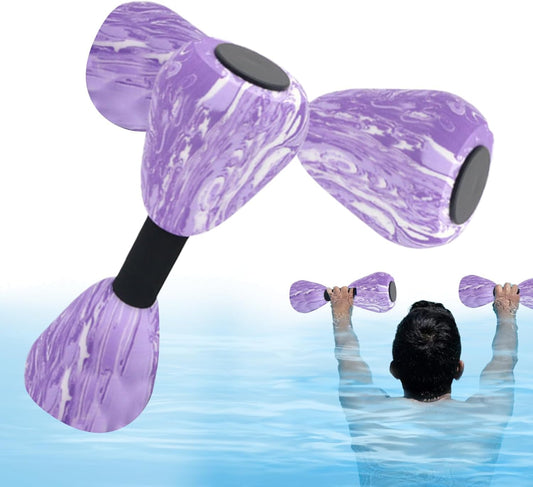 Aquatic Dumbbells Water Weights, Pool Exercise Equipment, 3,54 pollici Adorable Compact Resistance Pool Equipment, Aerobic Workout Gear for Training, Palestra, Swimming