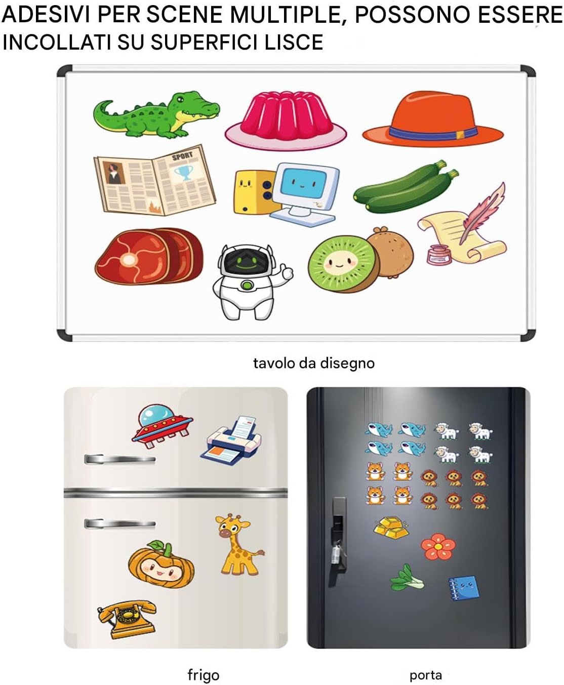 Stickers Books for Kids, Reusable Toddler Busy Book, Educational Activity Set, Interactive Learning Toy, Pages, Fun Travel Entertainment, for Airplane Preschool Play