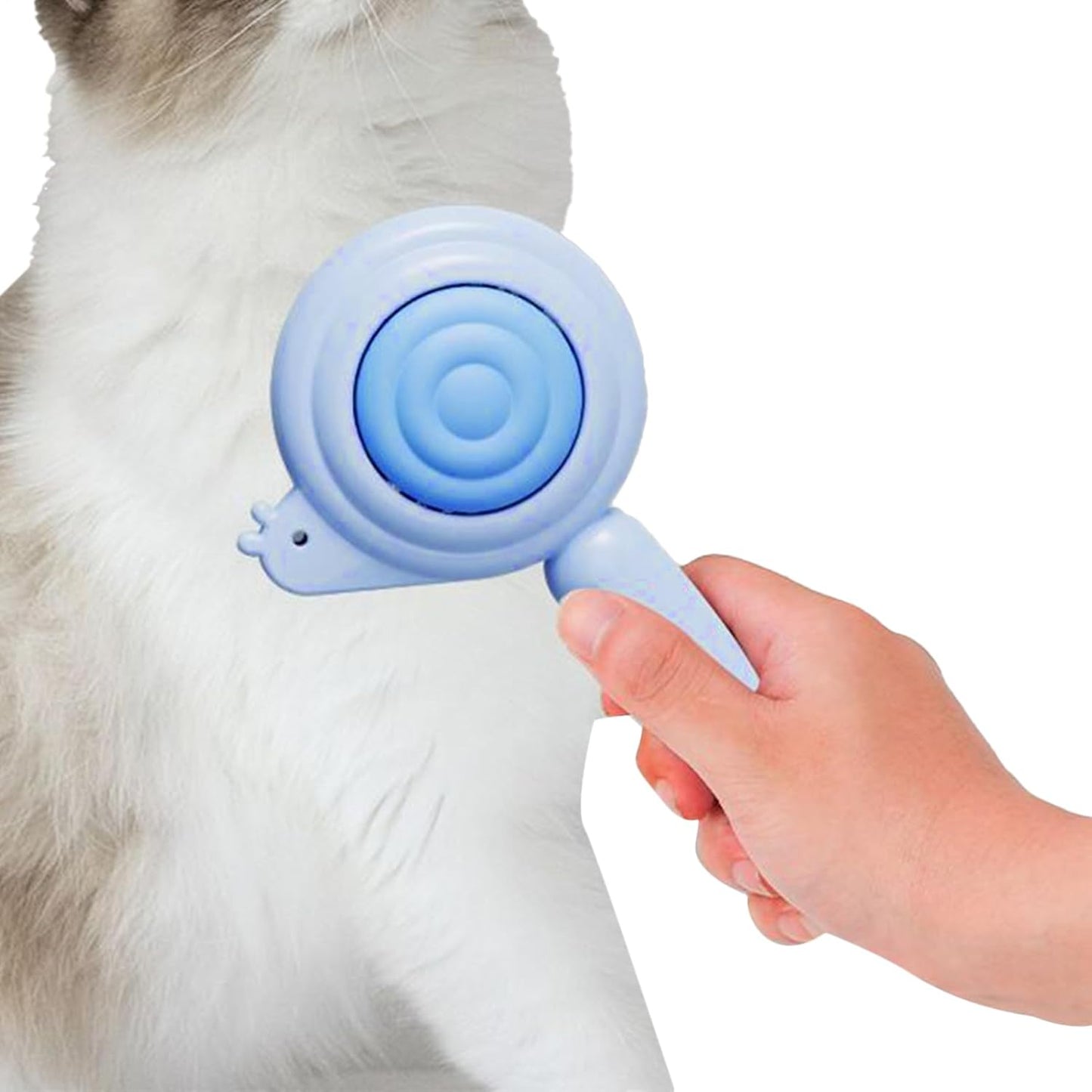Pet Grooming Brush, Sturdy Cat Hair Remover Comb, 7.09x3.94 Inches Lightweight Pet Massaging Tool, Effective Comfortable Grip Groom Supplies, Ideal for Kitten and Puppy Care