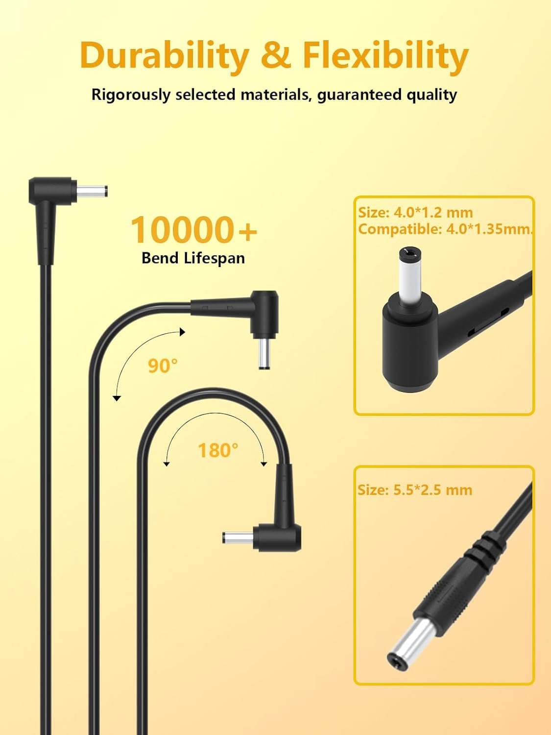 Havsisor 45W Asus Laptop Charger for UX330 UX330U UX360 UX360C UX305 UX305C X540 X541 F553 F553M F556 F556U F302 K556 K556U Taichi 21 31 ASUS Power Supply Adapter (19V 2.37A)