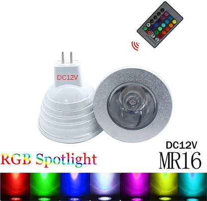 lampadine 10-Pack, LED RGB Spotlight GU10/E27/E14/GU5.3 AC85-265V 3W LED Magic Light with IR Remote Control, MR16 DC12V Smart IC Lighting(E14 85-265V)