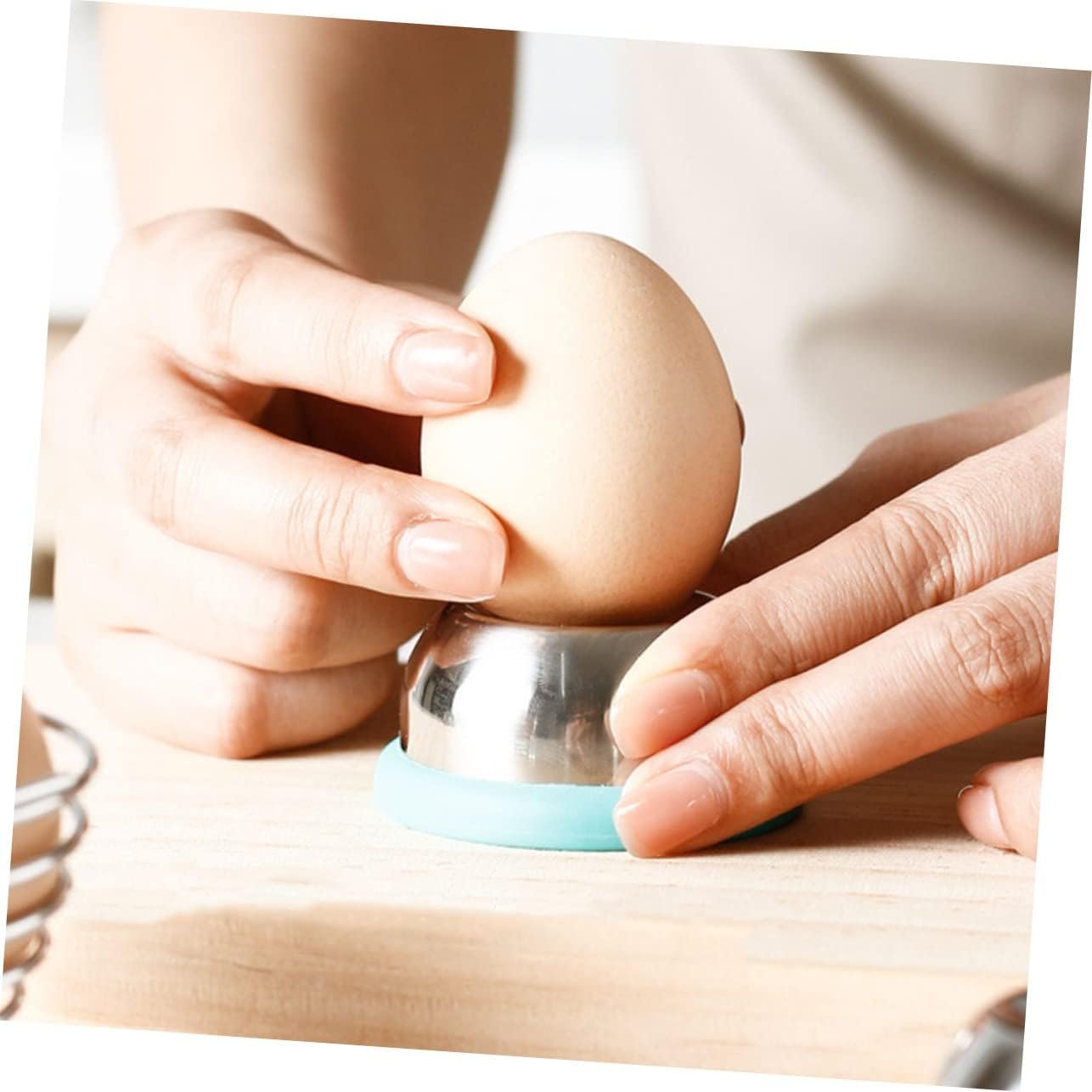 TIDTALEO 2pcs Home Egg Piercing Gadget Kitchen Utensils for Eggs (Assorted)