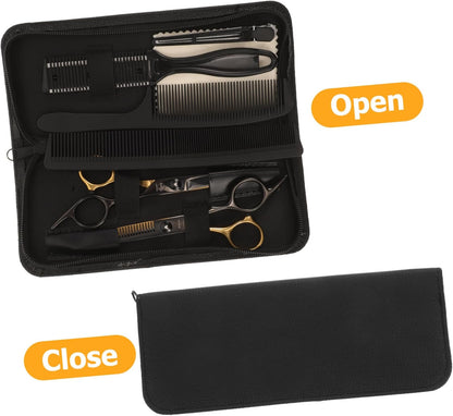 VALICLUD 1 Set Barber Scissors Set Cut Scissors Kit for Hair Clipper Cutting Barber Tools Barber Supplies Stainless Steel Black