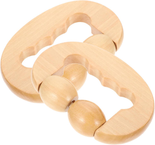 Holibanna 2 Pezzi strumento di massaggio massaggiante gamba corpo massaggiatore a rulli Massaggio al collo e alle spalle massaggianti per le gambe strumenti di massaggio 1 pz