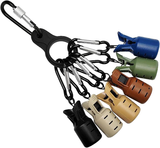 Générique Squid Hook Protector Case, Squid Hooks Protection Caps Fishing Tackle, High-Strength Lure Bait Safety Cover, Fish Tools for Adults Enthusiasts Beginners, 10 Pack, Attributo singolo, Se