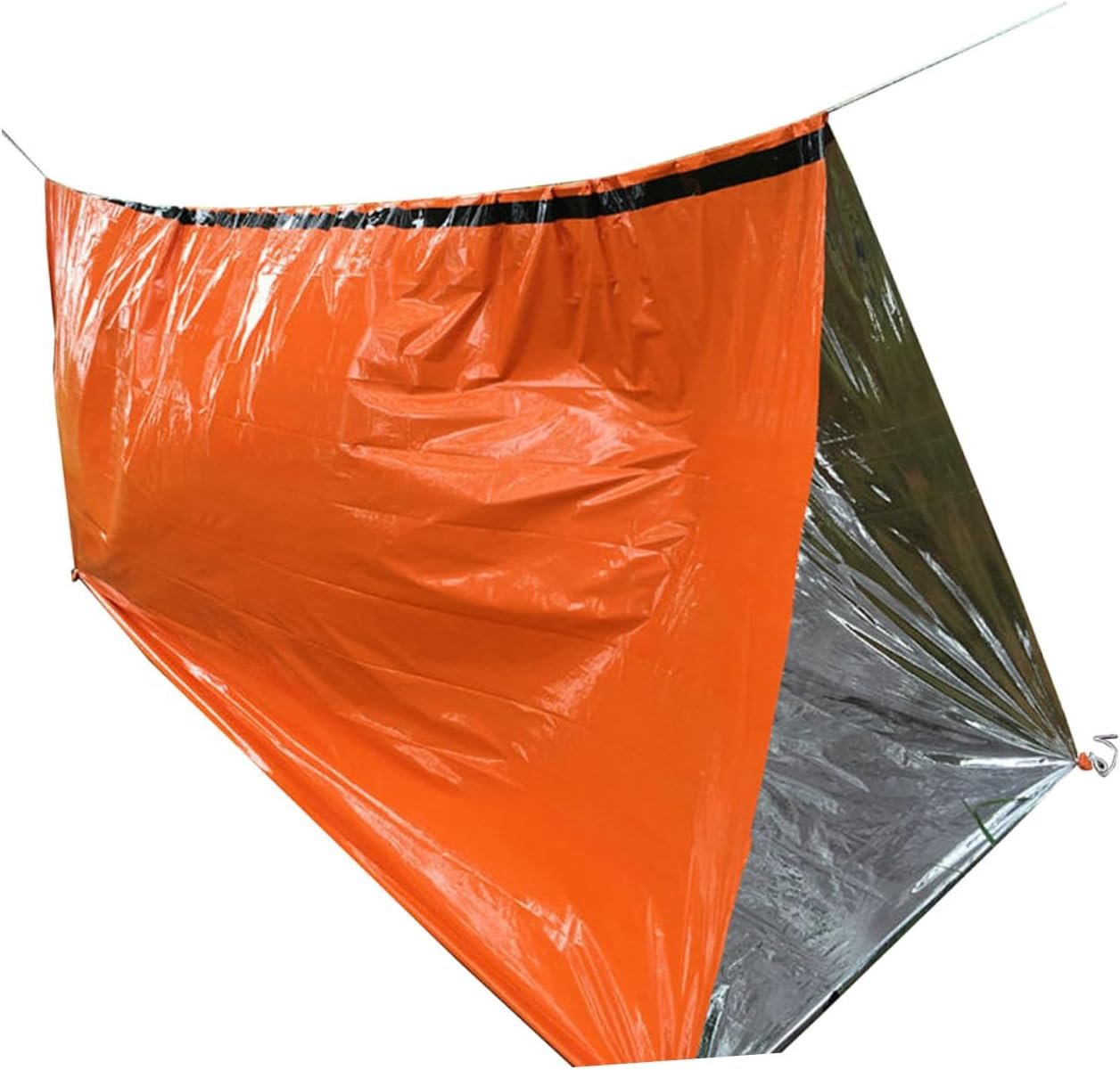 BESPORTBLE 2pcs Portable Sleeping Pe Aluminum Film Tent Mat Insulation Blanket for Outdoor Travel Survival