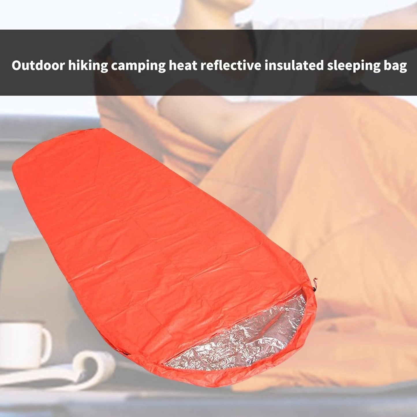 yabaikekeji Emergencies Bivvy Bag Thermal Survival Bag Warm Tube Tent Survival Bivvy Bag Emergencies Blanket