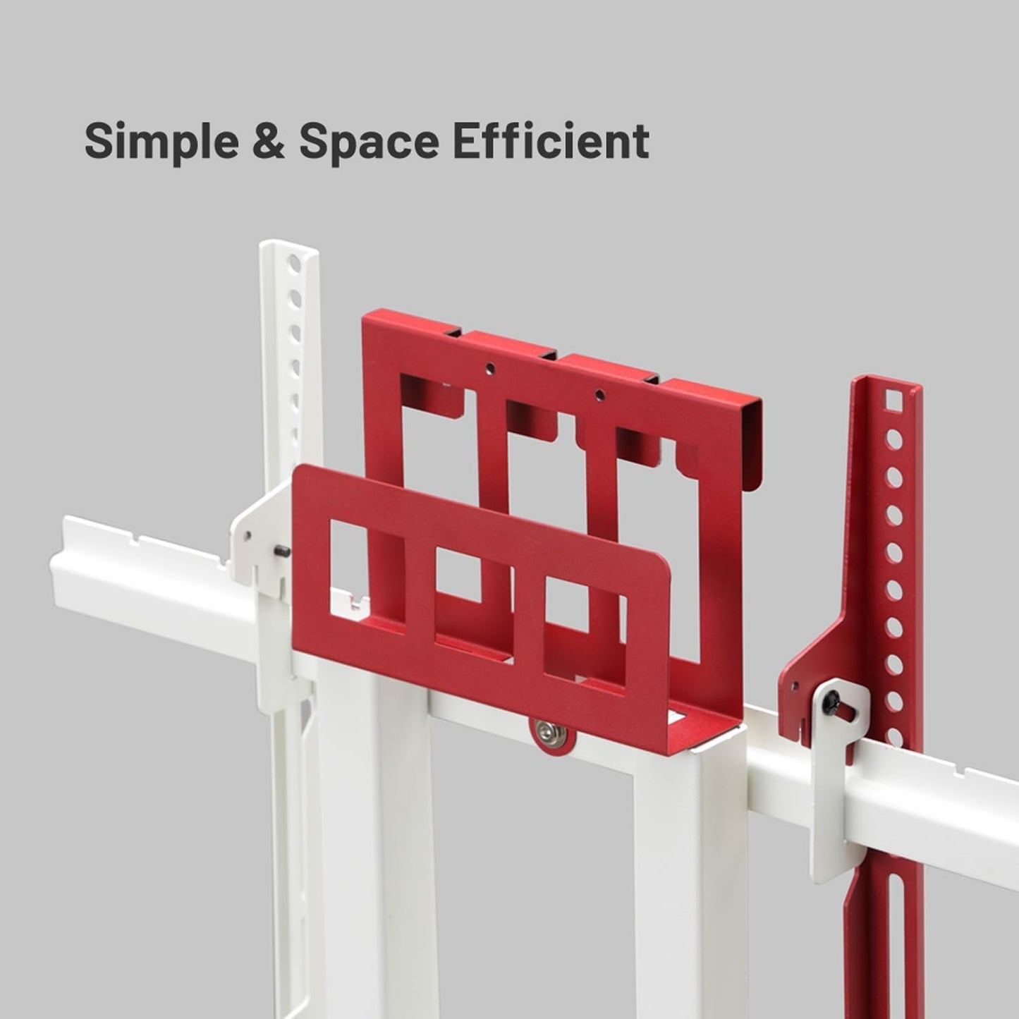 WALL HDD Holder for All TV Stands, HDD Hard Drives, Streaming Devices, Routers, Modem