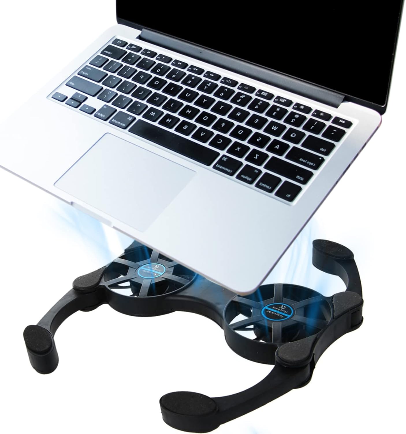 Laptop Cooling Pad, Octopus Folding Dual Fan Cooler, Computer Chill Mat No Noise, Portable Laptop Fan Stand Cooling