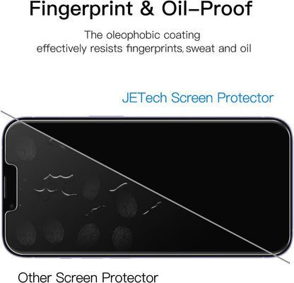 JETech Privacy Screen Protector for iPhone 14 Plus 6.7-Inch, Anti Spy Tempered Glass Film, 2-Pack