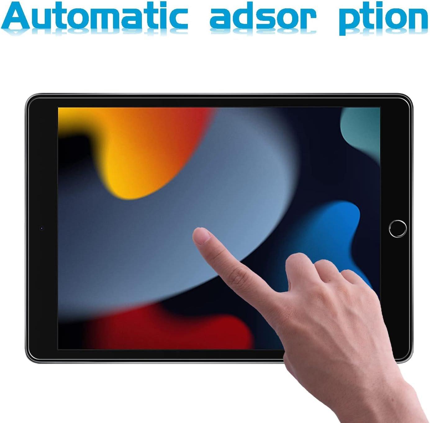 XunyLyee 2 Pack, Tempered Glass Screen Protector for iPad 9th/ 8th/ 7th Generation (10.2 Inch, 2021/2020/2019 Released) Easy Installation Bubble Free