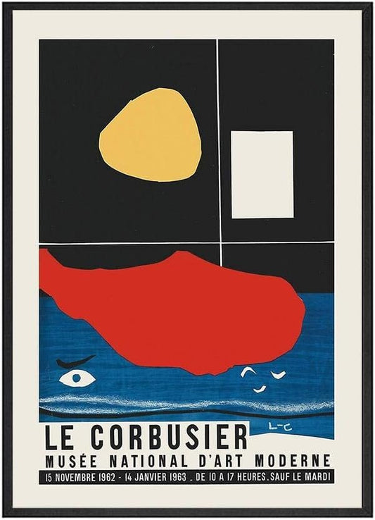 Poster da Parete,Mostra Poster Stampa su Tela Pittura Astratta Linea Caratteristica Parete Immagine Stile Matisse Vintage, Oggettistica per La Casa Soggiorno, Manifesti Estetici Vintage_70X50Cm