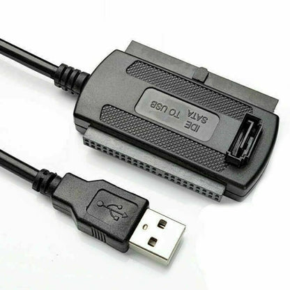 SATA/PATA/IDE to USB 2.0 Adapter Converter Cable for 2.5 3.5'' Hard Drive Disk