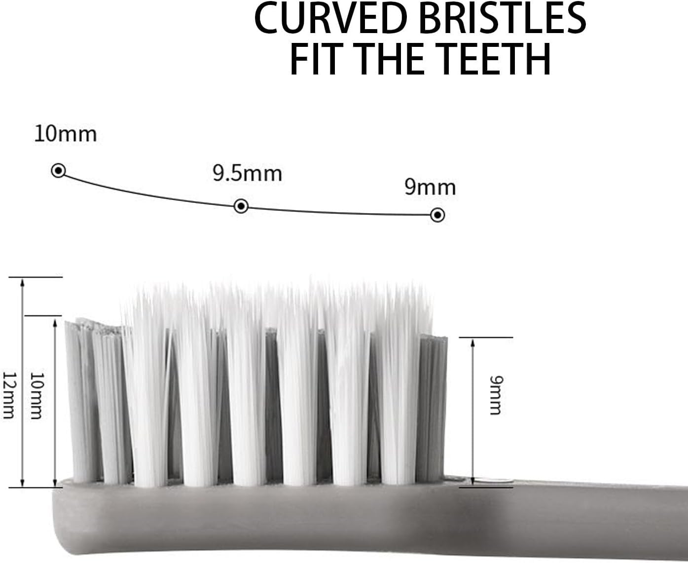 Travel Toothbrush - Foldable Toothbrush Travel Toiletries - Detachable Head Cleaning Supplies Toiletries Portable for Adults Kids Traveling Backpacking Business Trip
