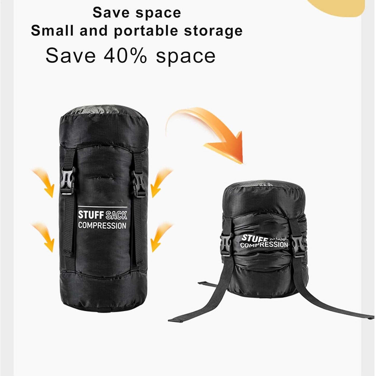 Backpacking Compression Bag | Waterproof Stuff Sacks for Backpacking,Lightweight Outdoor Gear, Quick-Dry Storage Pack for Travel