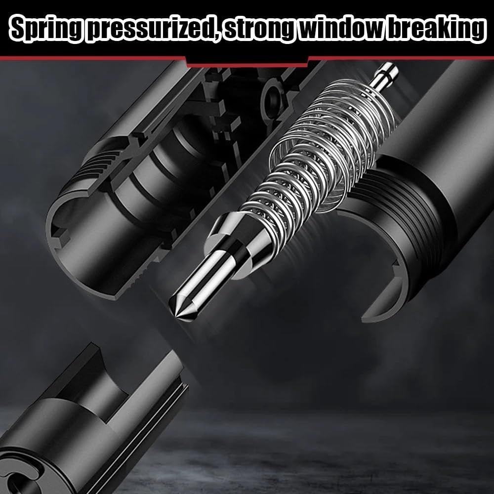 YXTKJ Portable 2 in 1 Car Window Breaker, Multi-Function Life-Saving Glass Breaker Safety Hammer, Emergency Car Escape Tool, The Seat Belt Cutter Rescue Tool Car Auto Accessories