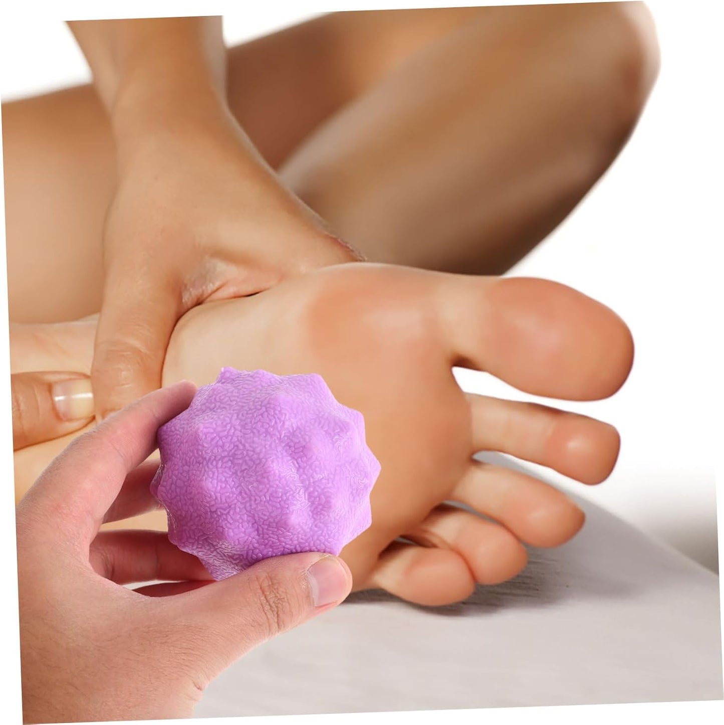 JOINPAYA Massagni per Il Collo Palle ponderate per l'esercizio a Palle da Yoga Palla da Parto Strumento per Il Massaggio della Fascia Rosa