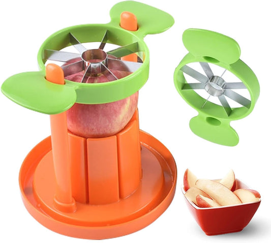 Fruit Slicer,Orange Corer Tool Pear Divider - Sturdy Stainless Steel Fruit Cutter, Easy to Use Orange Slicer and Wedger for Potato Onion Vegetables