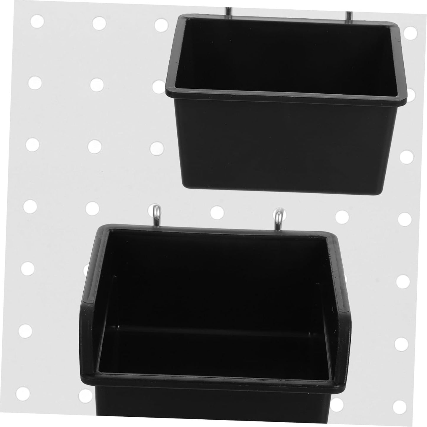 BESTOYARD 4Pcs Pegboard Organizer Bins Storage Baskets for Tools Screw Accessories Wall Mount Tool Holders for Efficient Workspace Organization Versatile