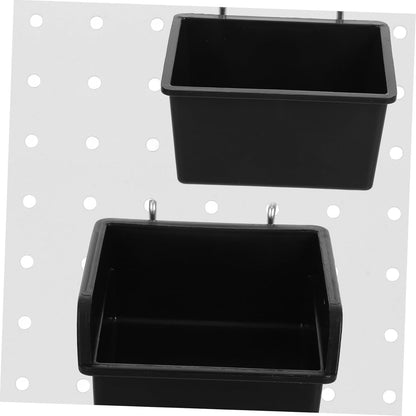 BESTOYARD 4Pcs Pegboard Organizer Bins Storage Baskets for Tools Screw Accessories Wall Mount Tool Holders for Efficient Workspace Organization Versatile