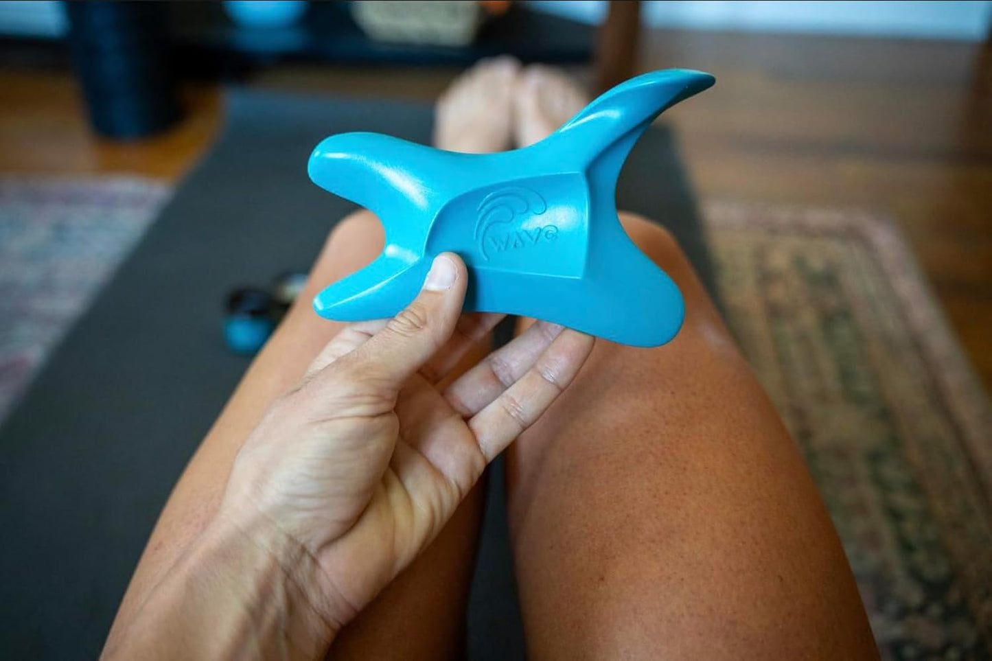 The Wave Tool, The Ultimate Soft Tissue Release Tool. Ergonomic Massage and IASTM Edge Therapy for Treating Adhesions, Trigger Points, myofascial Pain. Graston, Gua Sha, Edge, Scraping Tool