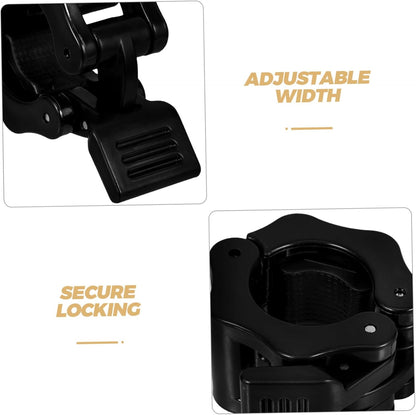 Zerodeko Secure Gym Equipment 25mm Barbell Collars Adjustable Clips for Dumbbell Spring Clamps