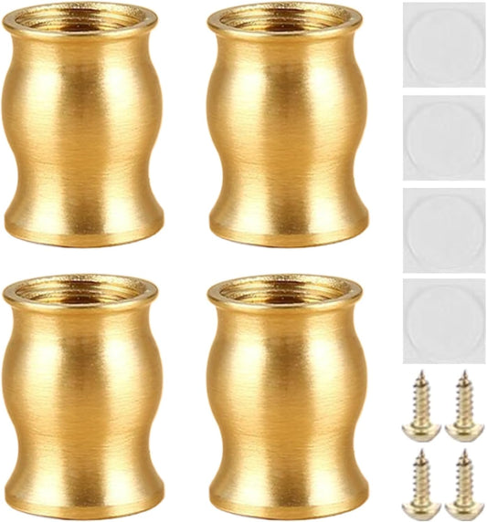 Generico Gambe In Legno Per Mobili - Gambe In Legno Per Mobili - Supporto Antiscivolo Moderno Con Protezione Per Pavimenti In – Per Tavoli, Letti, Scrivanie E Armadi