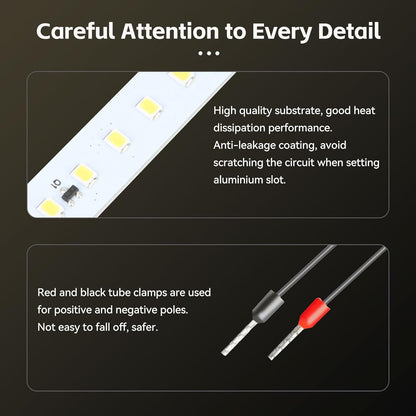 CREALITY Ender 3 V3 Plus LED Light Kit 24V 5W 3D Printer Light Bar Strip Upgrades Warm White Light ONLY for Ender-3 V3 Plus 3D Printer