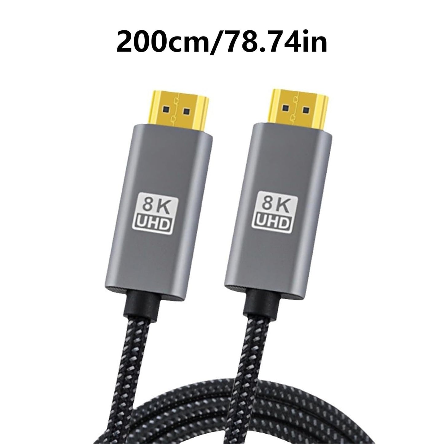 HIOPOIUYT 8K60hz 2.1 Video Extension Cable Clearly And Dynamic Display For Gaming & Streaming PC And Consoles Compatible