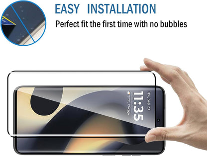 Natbok 2 Pack 3D Compatible with Motorola Edge 2024/2023 Screen Protector,9H Tempered Glass Film,HD Clear Scratch Resistant,Bubble-Free for Moto Edge 2024 Screen Protector