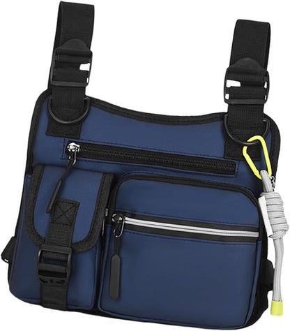 Chest Holster, Adjustable Chest Bag, 06x1.57 Inches Wear-Resistant Utility Vest with 3d Ergonomic Cut for Hiking, Gym, Sports, Motorcycle, Outdoor Workout, Hunting Gear