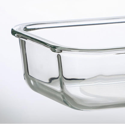 2Pcs 63oz Large Glass Food Storage Containers 8 Cups Family Size Set Baking Containers with Locking Lids Storing food,for Baking, Microwave, Oven, Leak Proof, for Freezer, Dishwasher