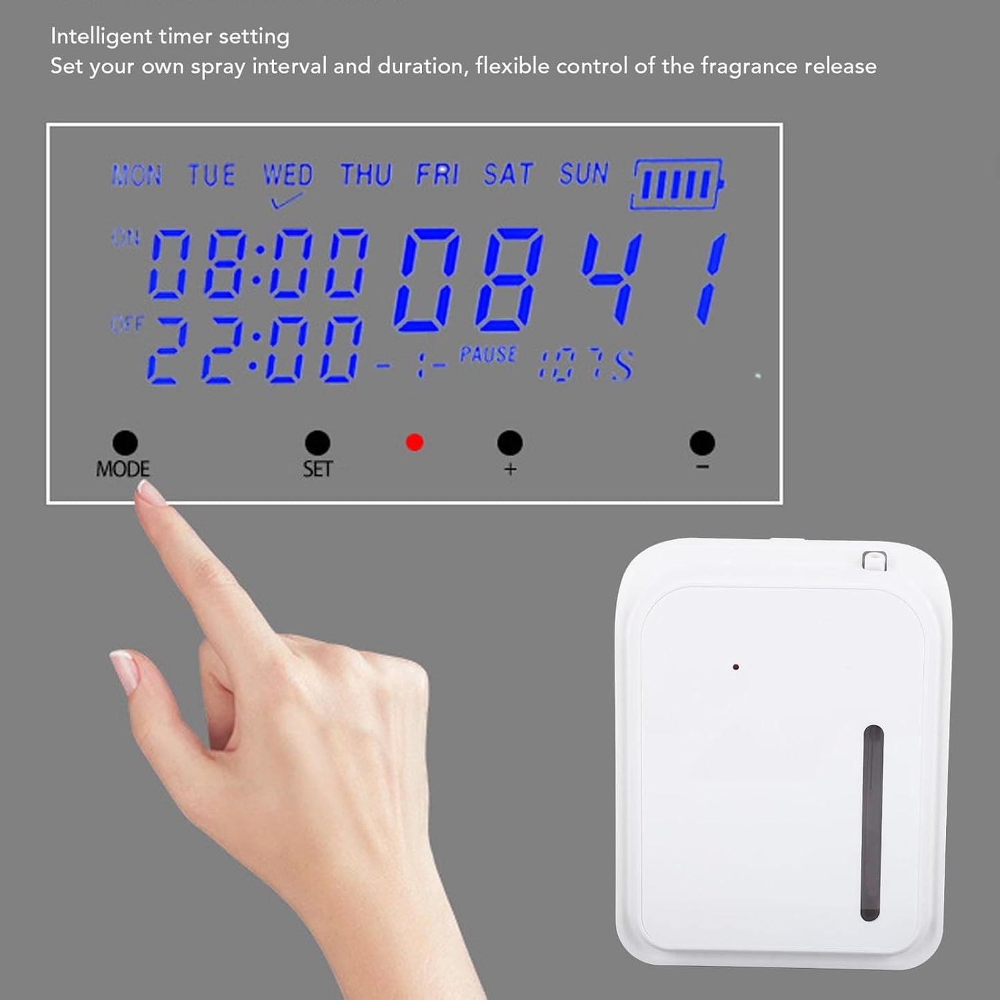 Scent Diffuser Machine for Home & Commercial Use, Aromatherapy Diffuser, Hotel Collection Diffuser Machine, Aromatherapy Diffuser Up to 2152 SQSF for Large Room, White