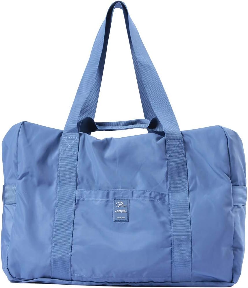 Foldable Travel Duffel Bag, Sports Duffels Gym Bag, Sports Shoulder Handbag, Lightweight Duffle Bags for Women & Men, Outdoor Vacation Weekend Bag by VanFn P.Travel Series (Blue)