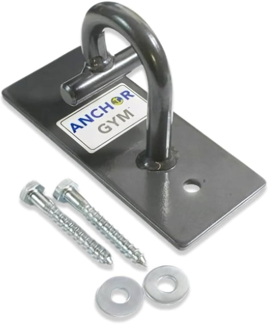 Anchor Gym - H1 Unit | One Workout Wall Mount Anchor - Wall or Ceiling Mounting Hooks for Bands, Straps, and Ropes (All Hardware Included)