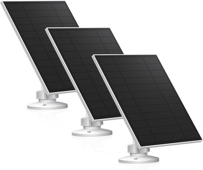 Solar Panel Charger for Arlo, Solar Panel for Arlo Pro 3,Pro4,Pro 5S,Ultra,Ultra 2,Pro 3 Floodlight,5W IP65 Waterproof Solar Panel Charger for arlo with 9.84Ft Charging Cable