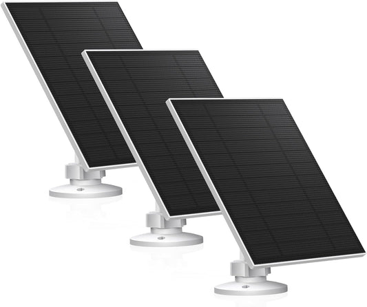 Solar Panel Charger for Arlo, Solar Panel for Arlo Pro 3,Pro4,Pro 5S,Ultra,Ultra 2,Pro 3 Floodlight,5W IP65 Waterproof Solar Panel Charger for arlo with 9.84Ft Charging Cable