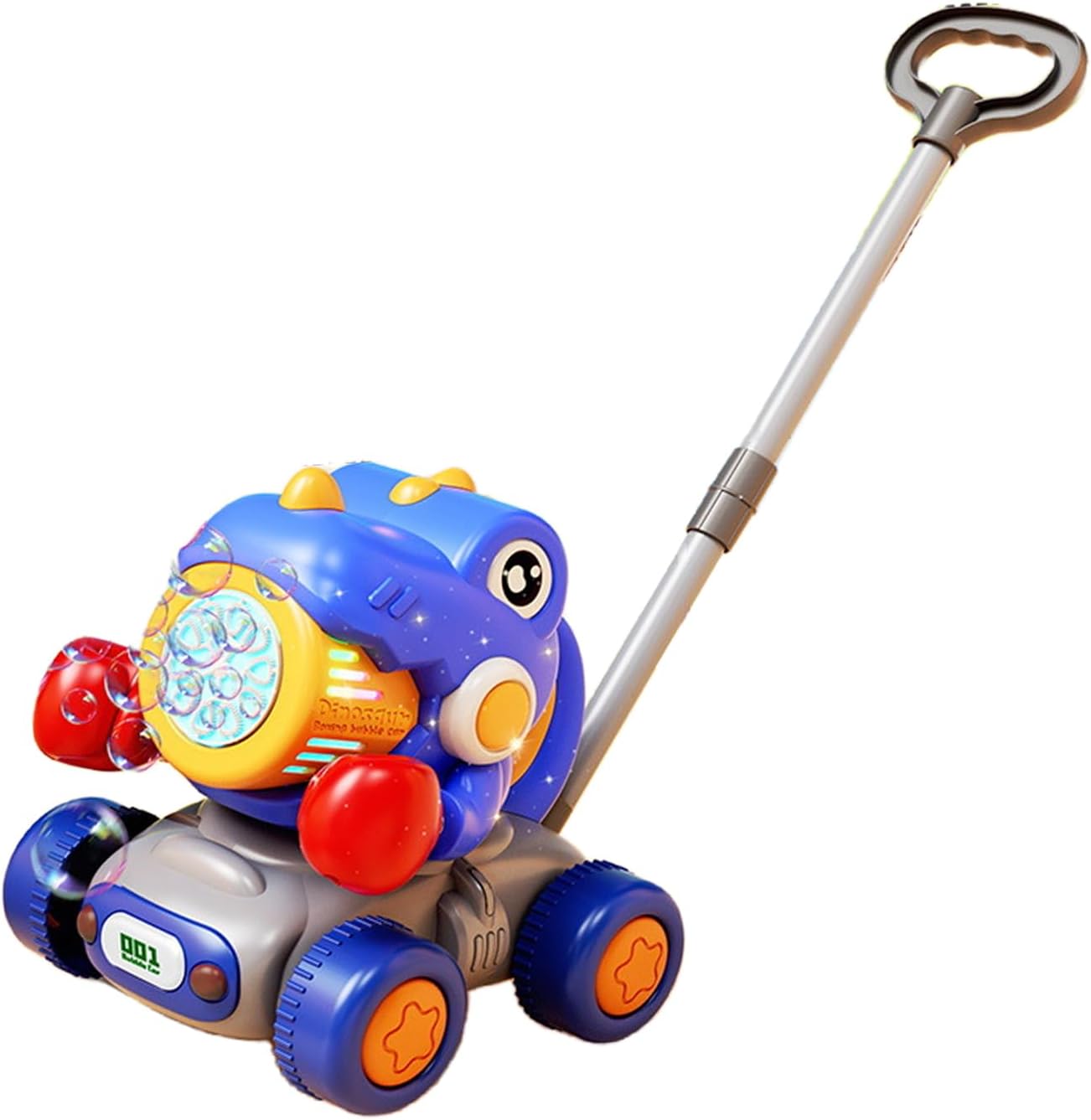 Dinosaur Bubble Lawn Mower, Leakproof Waterproof Bubble Machine, Portable Toy Boys Aged 3+, Convenient for Garden Play, Backyard Fun, and Beach Adventures