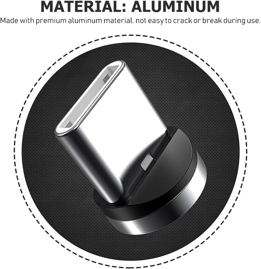 15pcs USB C Magnetic Adapter Type C Connector Tips Head Magnetic Phones Cable Adapter for Type C Devices