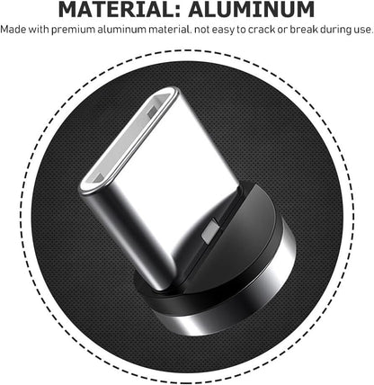 15pcs USB C Magnetic Adapter Type C Connector Tips Head Magnetic Phones Cable Adapter for Type C Devices