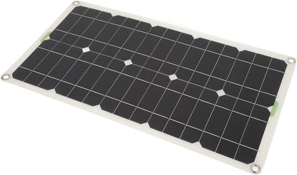 Solar Panel Kit, 250W Portable Monocrystalline Solar Panel with 30A Controller, Dual USB Interface for RV Home Camping, Outdoor Solar Panel System, Emergency Power Supply
