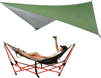 Waterproof Camping Tarp - 7.55x4.59ft Hammock Rain Fly Waterproof Camping | TARP CAMPINGE SCHEME Portable Tarp for Camping, Travel, Outdoor