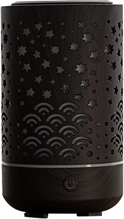 Oil Diffuser, Small Aroma umidificatore, 4-in-1 Multifunctional Design, Automatic Mist Fragrance Control, 7.01x3.94x3.94 pollici, Compact Ideal for Hotel, Kitchen, and Workplace Use