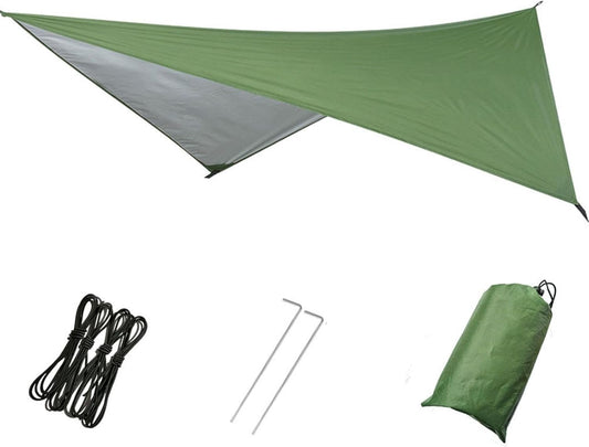 Waterproof Camping Tarp - 7.55x4.59ft Hammock Rain Fly Waterproof Camping | TARP CAMPINGE SCHEME Portable Tarp for Camping, Travel, Outdoor