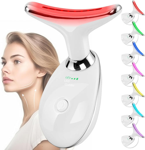 CooBES Face Massager Against Wrinkles EMS Red Light Lamp Face Heat Massager Face Massager Face Lifting Anti Ageing Device Beauty and Skin Care Devices